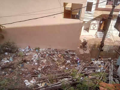 garbage pile up and water stagnation