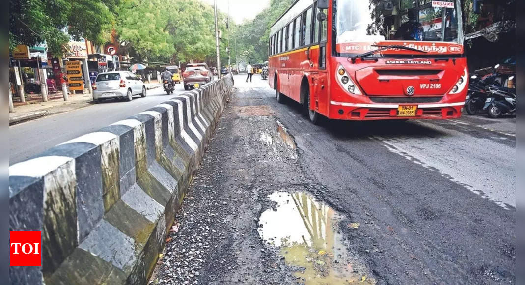 Chennai: Rain washes away roads, exposes graft underneath