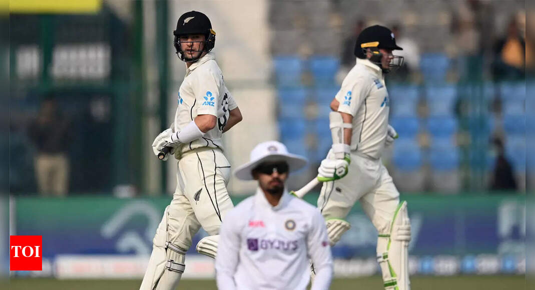 , 1st Test Live: Latham, Young off to a watchful start after India 345 all out, The World Live Breaking News Coverage & Updates IN ENGLISH