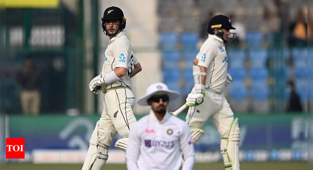 india new zealand live score test today