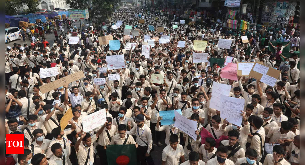 Protest Paralyses Bangladesh Capital After Student Death - Times Of India