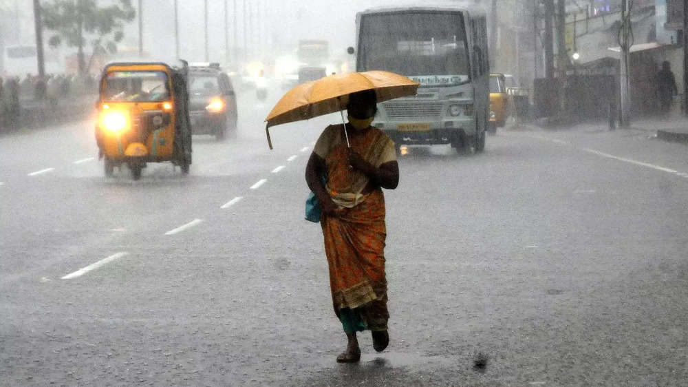 Chennai Rain: Heavy Rain Lashes Chennai; Roads Waterlogged