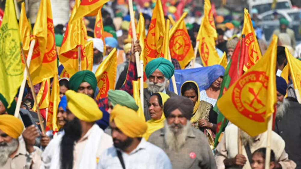 In photos Farmers mark one year of protest against farm laws The