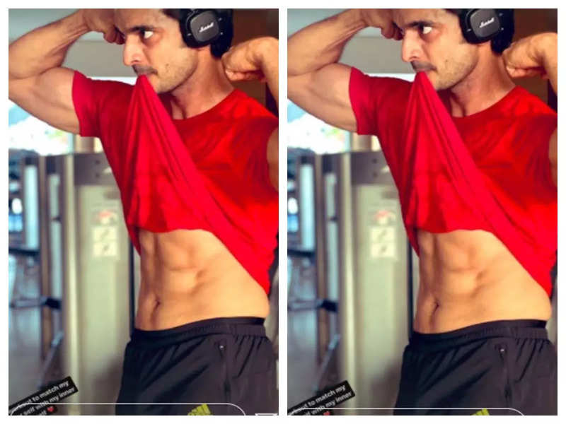 Gashmeer Mahajani shows off his washboard abs in his latest picture; Take a look!