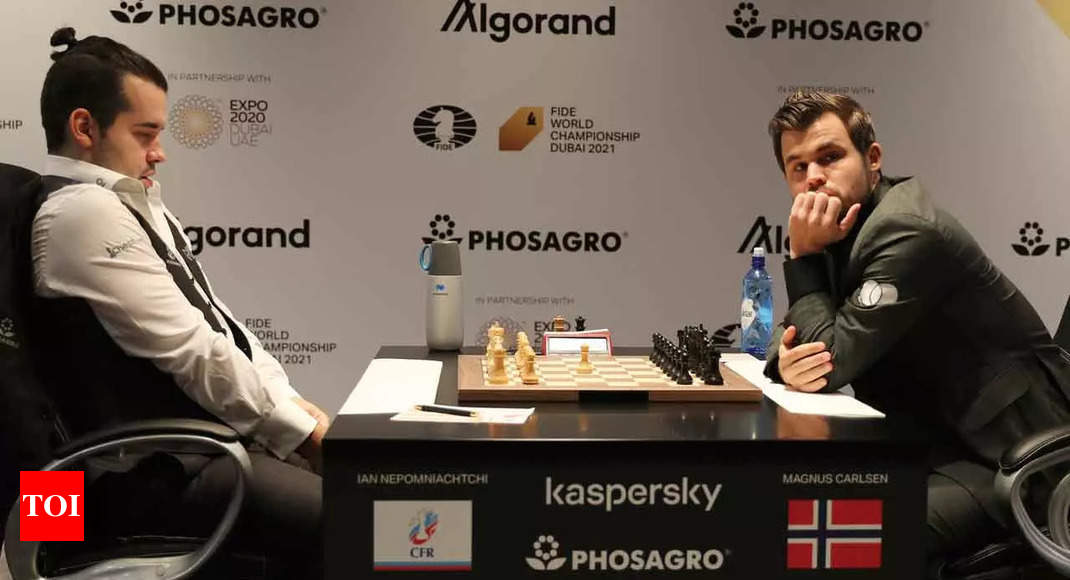 Chess World Championship: Nepo holds Magnus Carslen with white