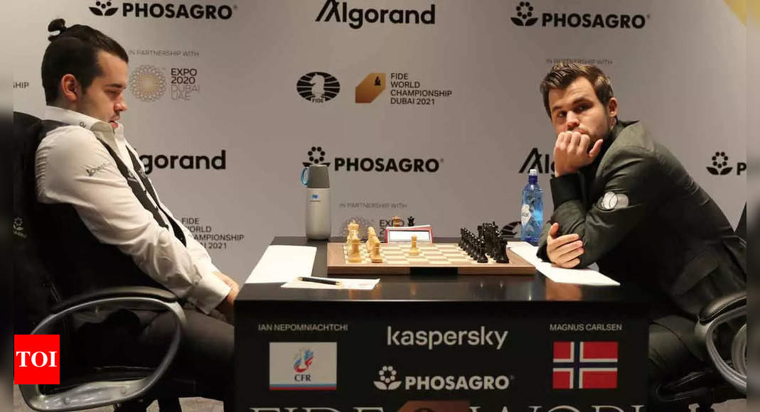 Chess World Championship: Nepo holds Magnus Carslen with white pieces ...