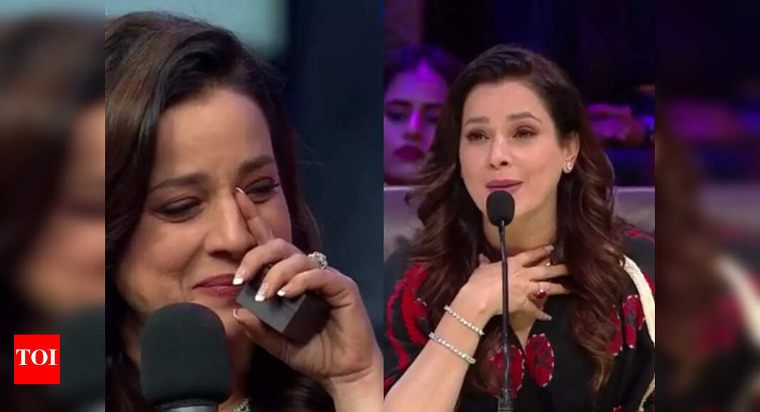 Neelam Kothari gets emotional on India's Best Dancer 2 recollecting her  late father; says she didn't want to come to the show - Times of India