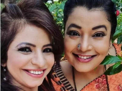 TMKOC’s Komal aka Ambika wishes co-actor Jennifer Mistry Bansiwal aka Roshan on birthday with a throwback picture