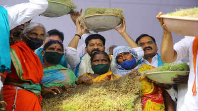 Telangana Congress to take issue of paddy farmers to Delhi