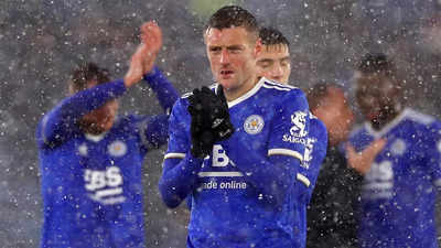 Epl Leicester Fire Four Goals Past Watford In Winter Wonderland Football News Times Of India