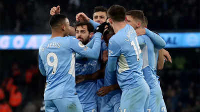EPL: Manchester City brave snowstorm in 2-1 win over West Ham