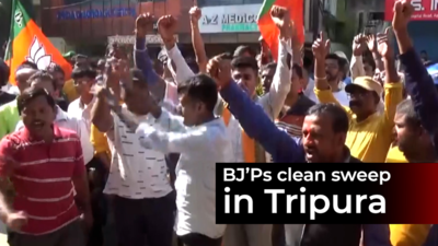 BJP sweeps Tripura civic polls but TMC has something to cheer about