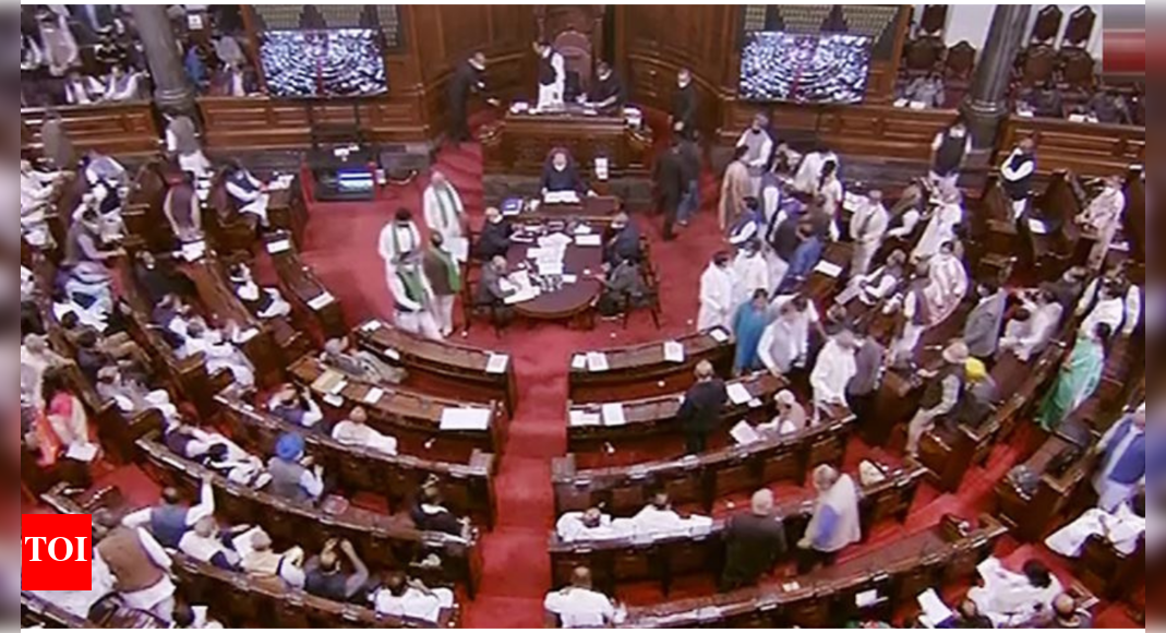 12 Rajya Sabha MPs suspended for indiscipline