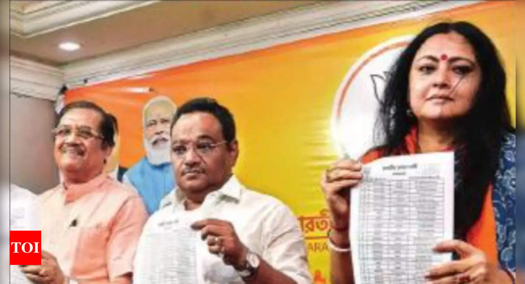 Old and new mix, 50 women on Bengal BJP candidates’ list | Kolkata News ...