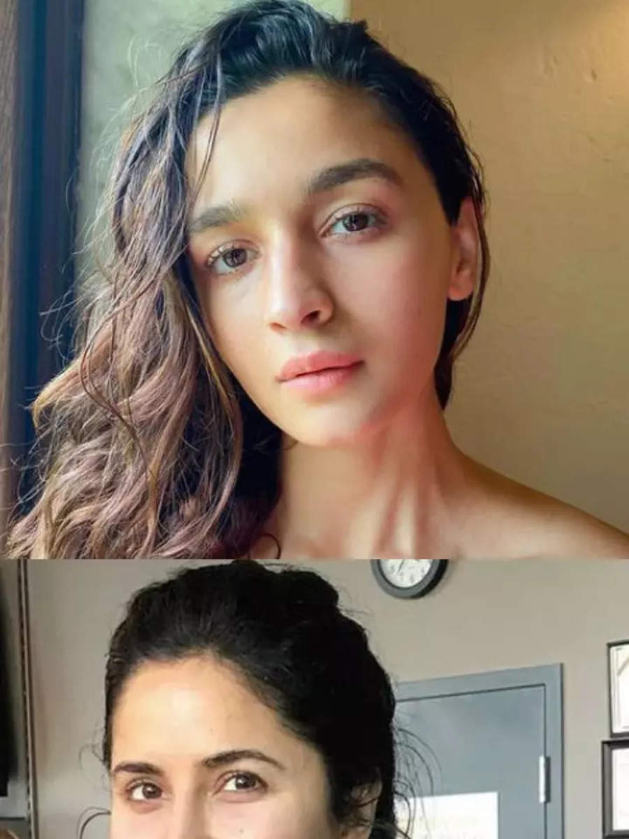 Bollywood Actresses Without Makeup From Alia Bhatt To Katrina Kaif