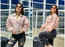 Neha Malik gives fashion goals as she poses at the airport in a stylish outfit
