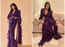 Fashion faceoff! Esha Gupta or Chitrangda Singh: Who rocked purple ruffled saree better?