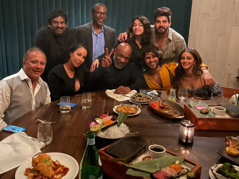 Vijay Deverakonda and Ananya Panday wrap up a schedule for Liger with Mike Tyson
