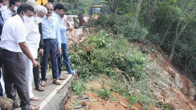 Andhra Pradesh: Tirumala ghat road closed due to landslides