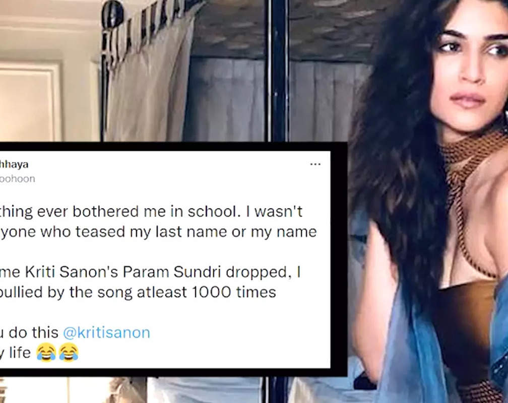 
Kriti Sanon left in splits after a fan shares an incident how she has 'ruined his life', apologises on a lighter note
