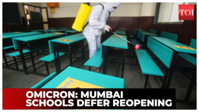 Mumbai: Reopening of schools deferred due to Omicron scare