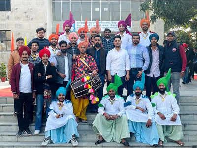 Panjab University students create history, win first prize in Jhoomar