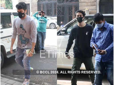 Aryan Khan and Arbaaz Merchantt reach the NCB office to mark their attendance- pics