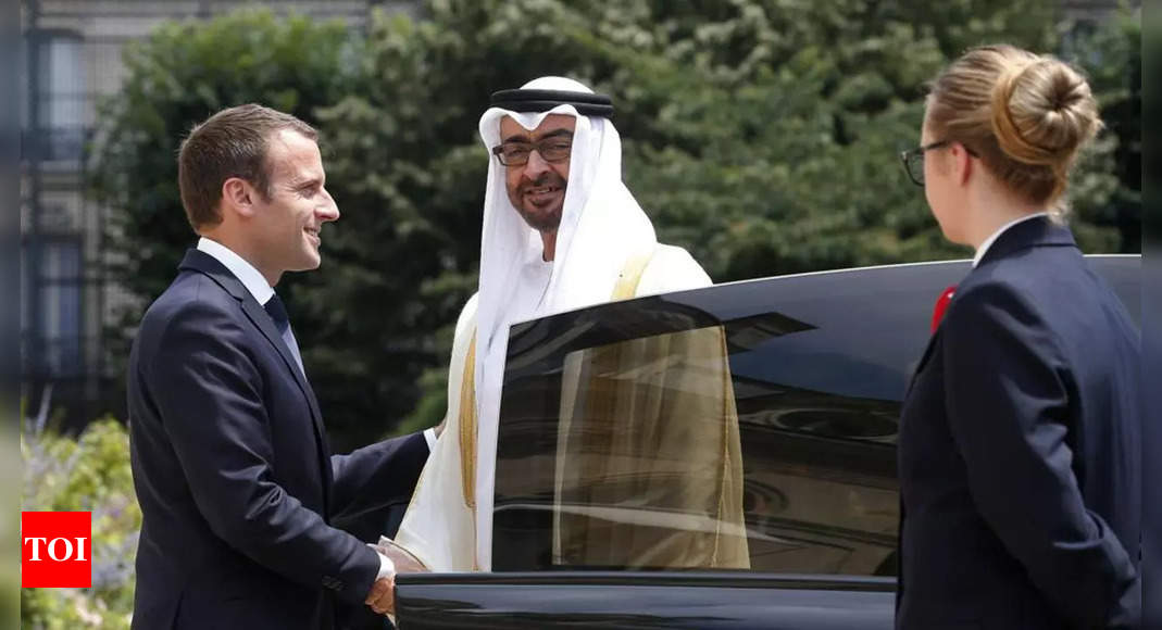 gulf-france-signs-weapons-mega-deal-with-uae-as-macron-tours-gulf-times-of-india