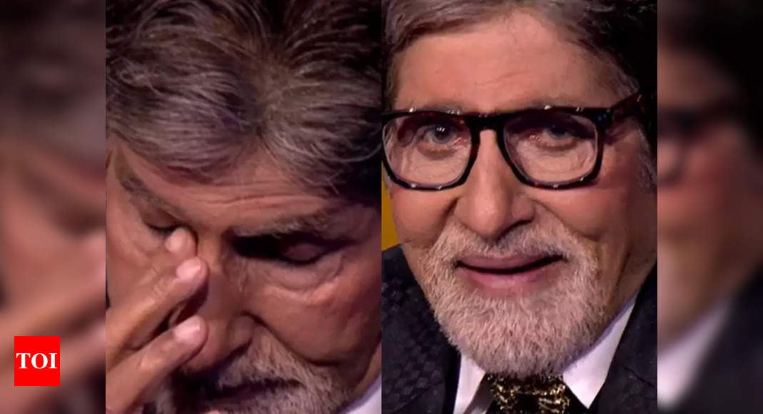 Big B gets teary-eyed watching his 21 year KBC journey