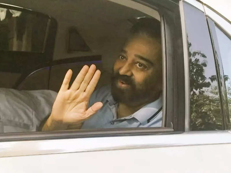 Kamal Haasan resumes work soon after he gets discharged from the hospital; watch the video here