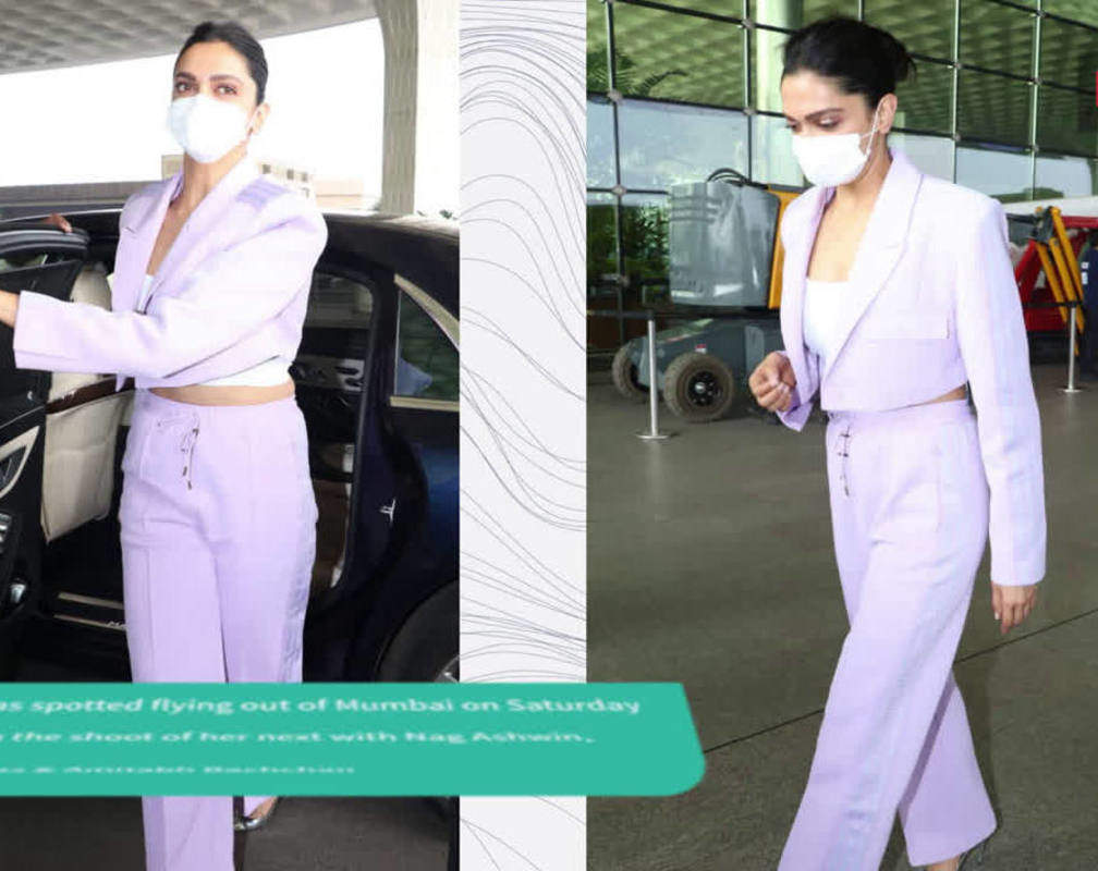 
Deepika Padukone flies to Hyderabad to shoot with Prabhas for Project K
