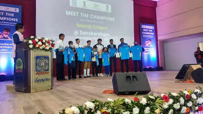 Neeraj Chopra launches outreach programme, interacts with students from 75 schools