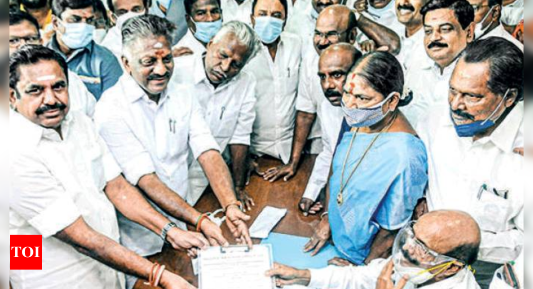 Tamil Nadu: AIADMK seeks cop cover for its headquarters