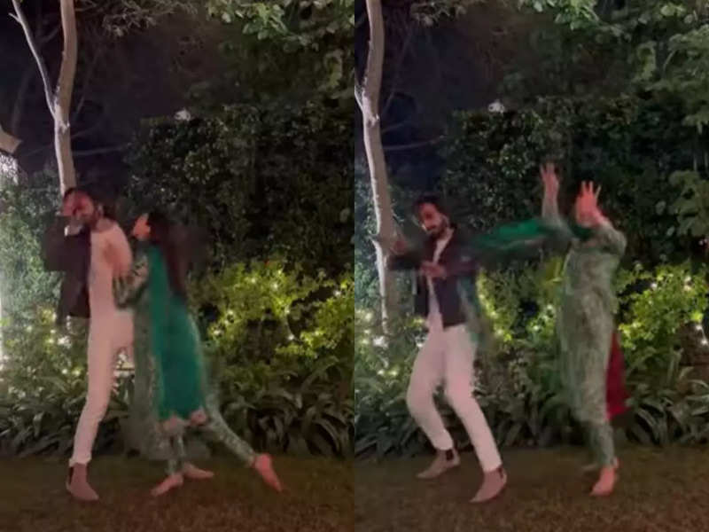 Watch: Sara Ali Khan and Ranveer Singh have a filmy moment as her duppatta gets caught in his jacket while grooving to 'Atrangi Re' song
