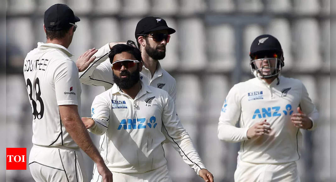 New Zealand convinced Ajaz would take all 20 wickets vs India: Ravindra | Cricket News – Times of India