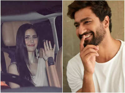 Katrina arrives at Vicky’s house ahead of wedding