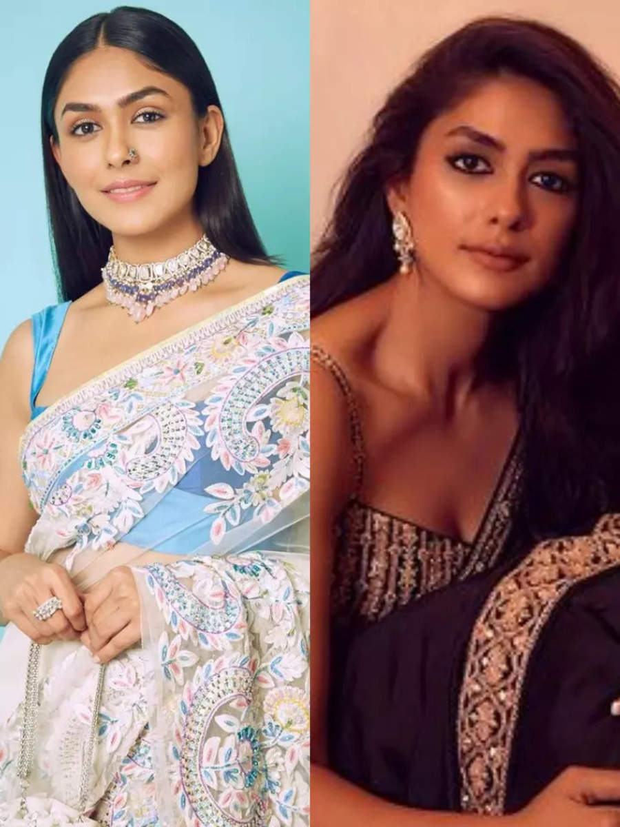 Mrunal Thakur has the best sari collection