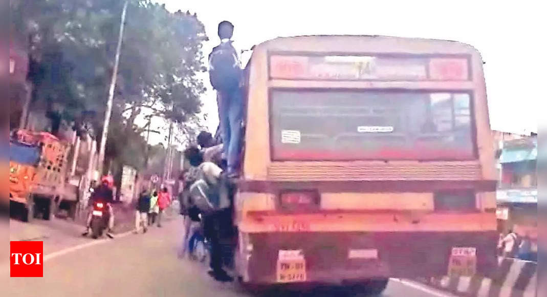 TN: Video of pupils doing stunts on MTC bus goes viral