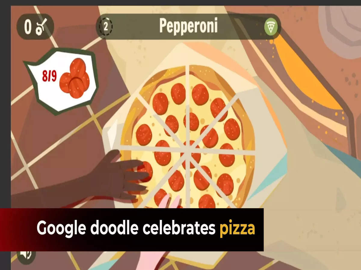 Google celebra a história da pizza com Doodle interativo nesta