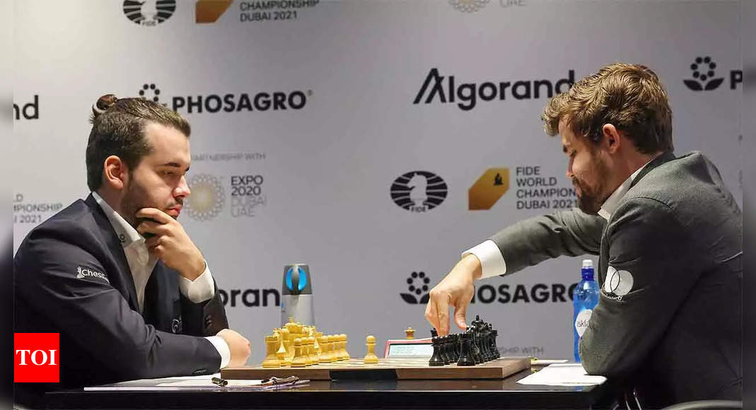 Carlsen and Nepomniachtchi draw game two of FIDE World Championship