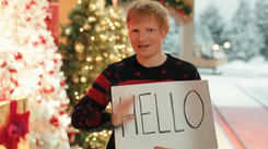 Ed Sheeran and Elton John recreate famous doorstep scene from ‘Love Actually’ for new Christmas song