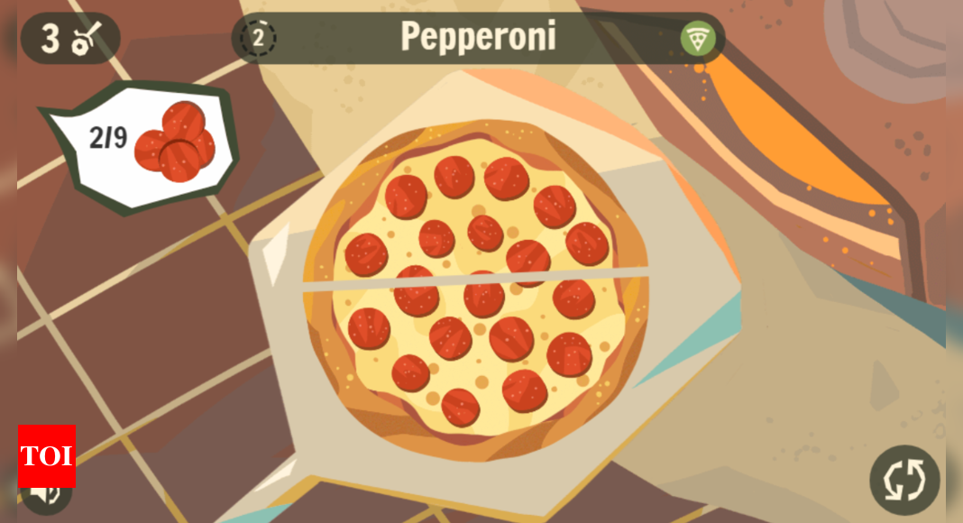 History of Pizza Google Doodle allows to play an interesting Pizza