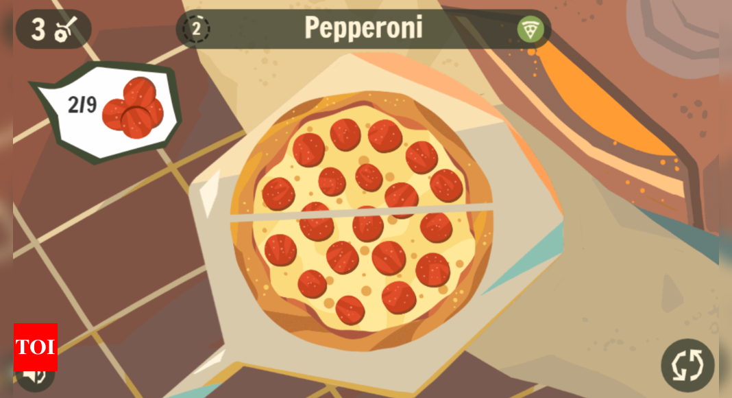 Google Doodle Pizza Game - 3 Start All Levels 