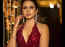 Sargun Mehta looks like a true diva in a wine color evening gown