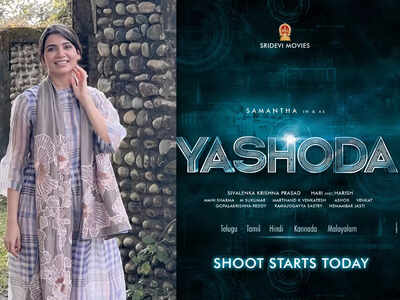 Samantha's Yashoda shooting begins