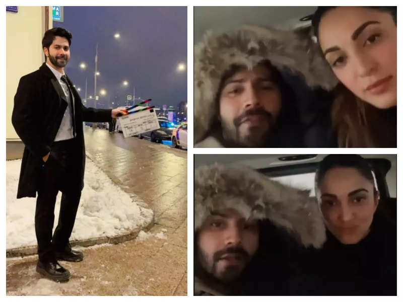 Varun Dhawan shares BTS pictures and videos from the sets of 'Jug Jugg Jeeyo' as he shoots with co-star Kiara Advani in Russia - Watch