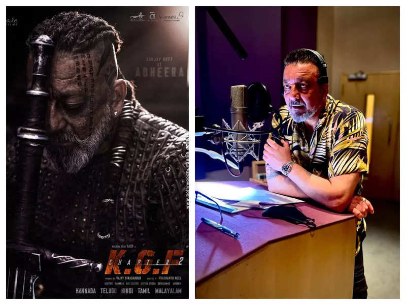 'KGF: Chapter 2': Sanjay Dutt says 'Adheera is back in action!' as he completes the dubbing of the Yash starrer – See pics