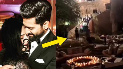Leaked video from Vicky Kaushal-Katrina Kaif's wedding venue in Ranthambore goes viral