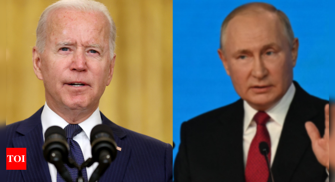 biden: Biden akan memperingatkan Putin tentang kesulitan ekonomi jika dia menginvasi Ukraina