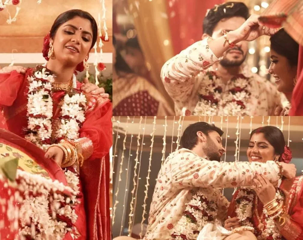
Unmissable moments from Sayantani Ghosh and Anugrah Tiwari’s intimate wedding

